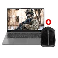 Laptop Lenovo V15 G4 AMN, 15.6"" FHD, Ryzen 5 7520U, 16GB RAM, 512GB SSD, Windows 11, Wi-Fi 6, gris + Mochila Teros para laptop 15.6″, negro